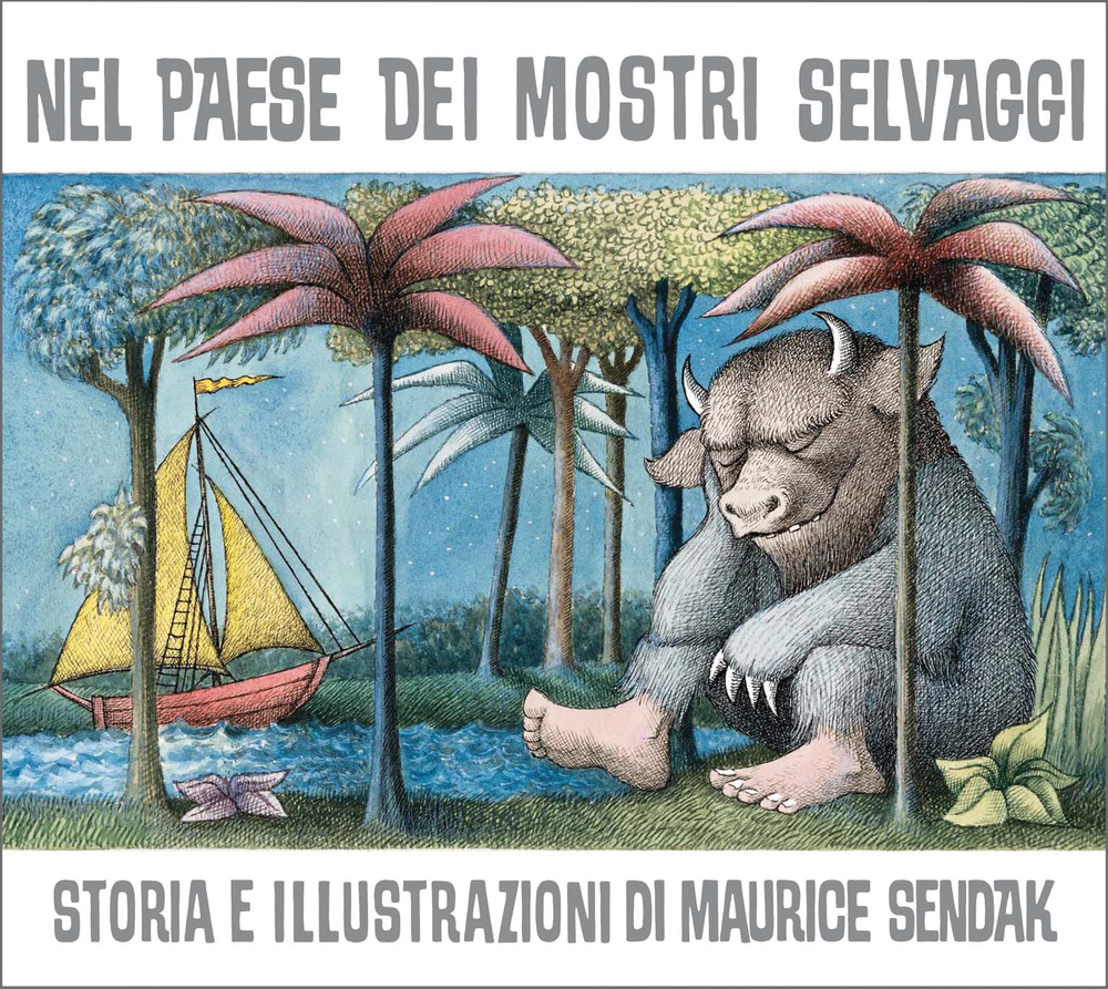 Copertina del libro Nel paese dei mostri selvaggi di Maurice Sendak